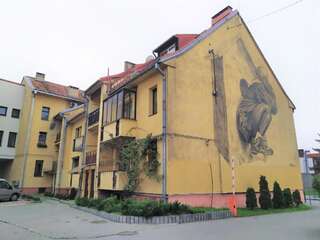 Апарт-отели Rest in Kaunas hostel Каунас Двухместный номер с 1 кроватью и собственной ванной комнатой-18